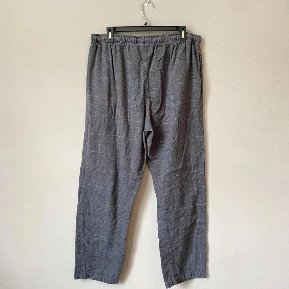 Vintage Polo Ralph Lauren Men's XL Flannel Plaid Straight Leg Lounge Sleep Pants